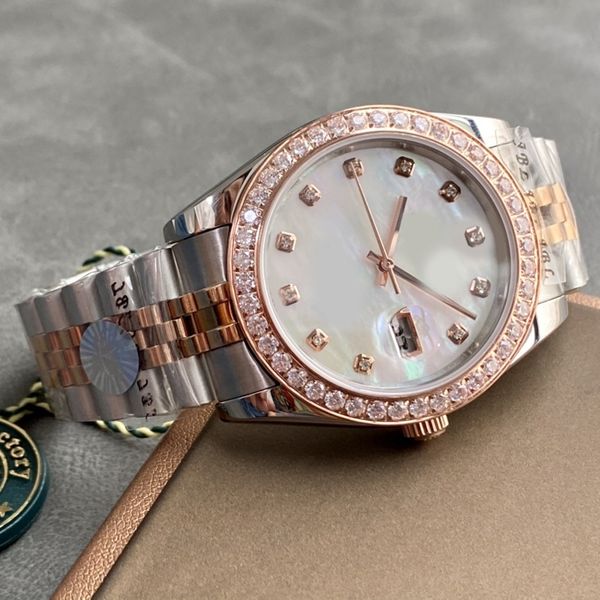 luxury mens 41mm automatic mechanical watches full stainless steel luminous waterproof 31mm women watch couples style classic wristwatches m, Slivery;brown
luxury mens 41mm automatic mechanical watches full stainless steel luminous waterproof 31mm women watch couples style classic wristwatches m, Slivery;brown