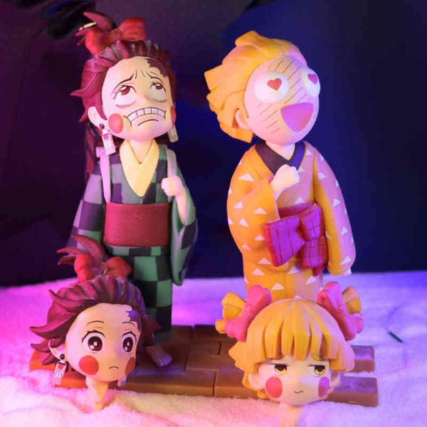 12-13cm anime demon slayer figure kamado tanjirou agatsuma zenitsu pvc action figure toys collectible model toys kid gift g220707
12-13cm anime demon slayer figure kamado tanjirou agatsuma zenitsu pvc action figure toys collectible model toys kid gift g220707