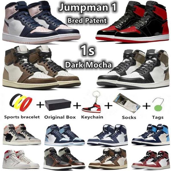 jumpman 1 1s mens basketball shoes bred patent fragment dark marina unc blue twist fearless smoke grey dark mocha shadow men women trainers, Black
jumpman 1 1s mens basketball shoes bred patent fragment dark marina unc blue twist fearless smoke grey dark mocha shadow men women trainers, Black