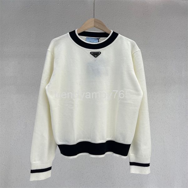 women's knits & tees high edition autumn and winter p family triangle stitching black white contrast round neck long sleeve wool sweate
women's knits & tees high edition autumn and winter p family triangle stitching black white contrast round neck long sleeve wool sweate