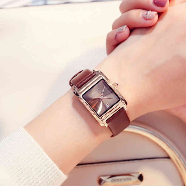 guou square watch simple temperament fashion quartz belt trend calendar women watch, Slivery;golden
guou square watch simple temperament fashion quartz belt trend calendar women watch, Slivery;golden