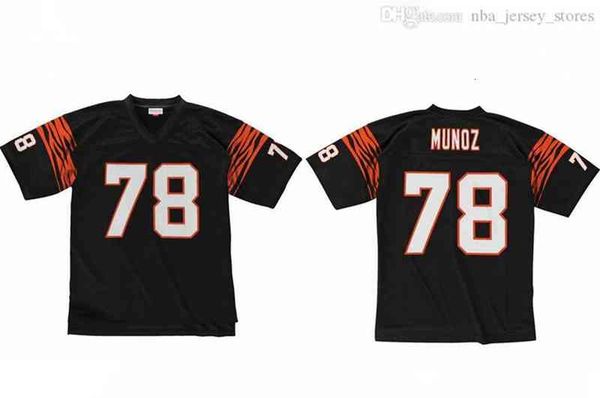 stitched football jersey 78 anthony munoz 1989 mitchell & ness retro rugby jerseys, Black
stitched football jersey 78 anthony munoz 1989 mitchell & ness retro rugby jerseys, Black