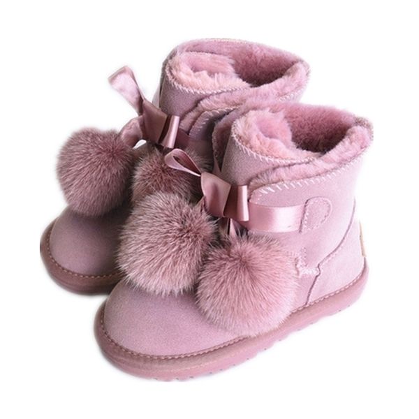 kids winter snow boots for girls luxury children platform cow leather botas with fur infant ankle boots with furry ball 201028, Black
kids winter snow boots for girls luxury children platform cow leather botas with fur infant ankle boots with furry ball 201028, Black
