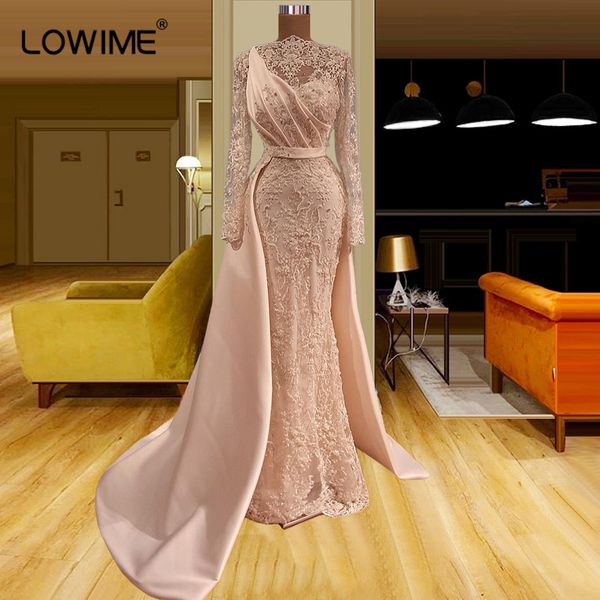 blush pink mermaid lace evening dresses 2022 with overskirt elegant beading long sleeves prom dress gown vestidos de noche, Black;red
blush pink mermaid lace evening dresses 2022 with overskirt elegant beading long sleeves prom dress gown vestidos de noche, Black;red