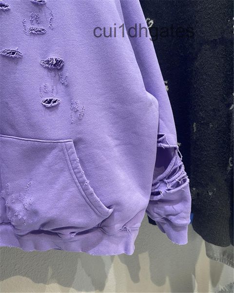 2022 designer blgc hoodies family b's autumn and winter new high street fashion br os version paris art hole crack hoodie men's wo, Black
2022 designer blgc hoodies family b's autumn and winter new high street fashion br os version paris art hole crack hoodie men's wo, Black
