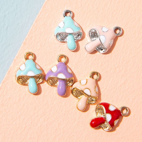 mushroom miniature charm cartoon alloy drip oil diy pendant pendent bracelet key chain jewelry small accessories 1222761
mushroom miniature charm cartoon alloy drip oil diy pendant pendent bracelet key chain jewelry small accessories 1222761