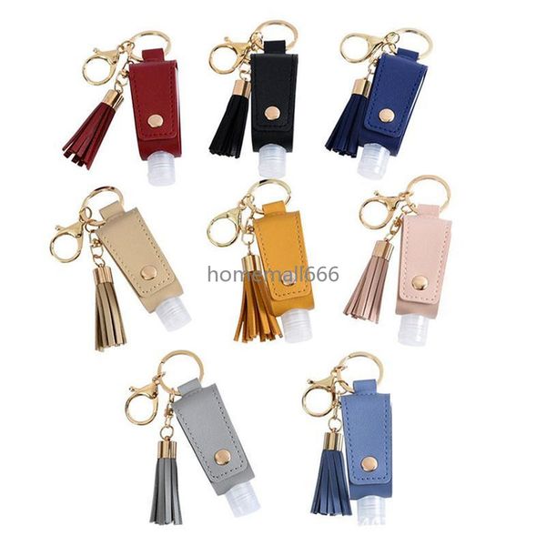 party favor hand sanitizer bottle leather cover with tassel keychain portable disinfectant pu case empty holder keychain fy3294 aa
party favor hand sanitizer bottle leather cover with tassel keychain portable disinfectant pu case empty holder keychain fy3294 aa