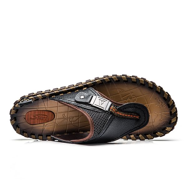 flip flops brand new arrival men slippers handmade cow genuine leather summer shoes fashion men beach sandals, Black
flip flops brand new arrival men slippers handmade cow genuine leather summer shoes fashion men beach sandals, Black