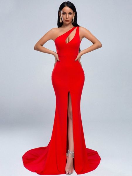 missord one shoulder split thigh cut-out floor length dress s3ze#, Black;gray
missord one shoulder split thigh cut-out floor length dress s3ze#, Black;gray