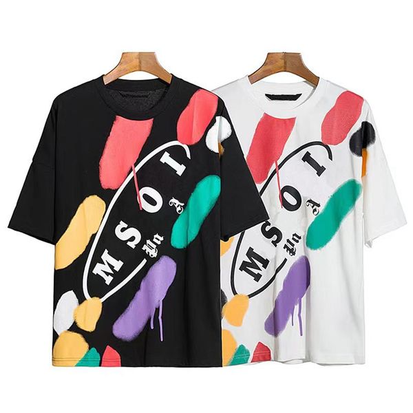 european and american couples wear super summer brand short-sleeved t-shirts for men and women's advanced sense of 2022 new trend half, White
european and american couples wear super summer brand short-sleeved t-shirts for men and women's advanced sense of 2022 new trend half, White