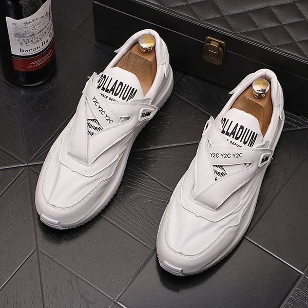 british designer wedding dress party shoes spring white vulcanized sports casual leather sneakers brand round toe thick bottom business driv, Black
british designer wedding dress party shoes spring white vulcanized sports casual leather sneakers brand round toe thick bottom business driv, Black