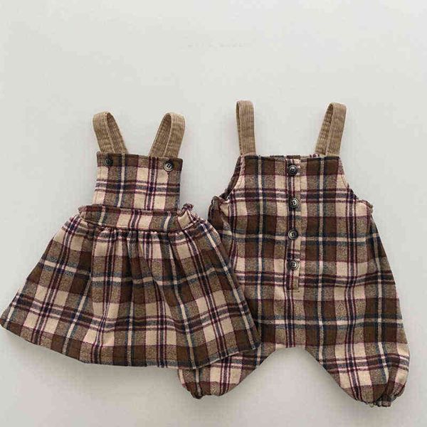 baby clothes brother and sister matching clothes spring boys romper plaid toddler girls dress baby jumpsuit cotton overalls 0-2y aa220323, White
baby clothes brother and sister matching clothes spring boys romper plaid toddler girls dress baby jumpsuit cotton overalls 0-2y aa220323, White