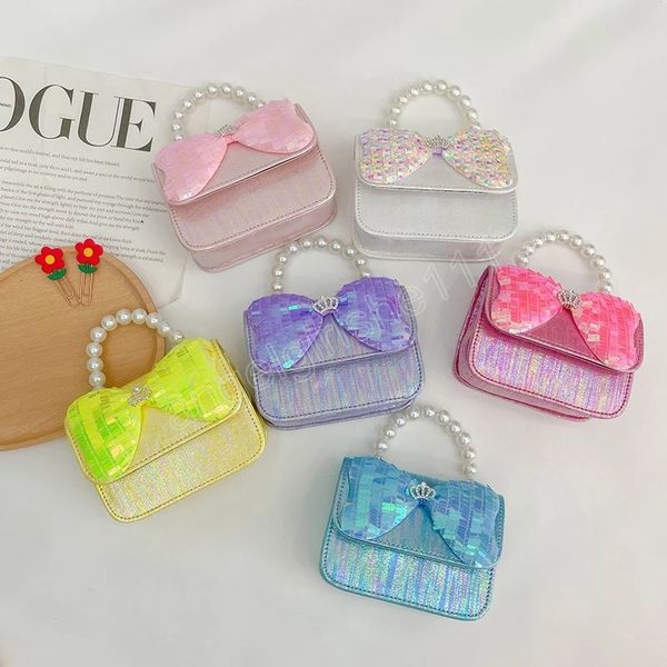 summer bow sequins baby girls shoulder crossbody bag pearl handle cute princess accessories messenger bags children handbags, White
summer bow sequins baby girls shoulder crossbody bag pearl handle cute princess accessories messenger bags children handbags, White