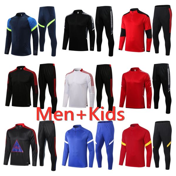 men kids man city soccer jerseys football training suits tracksuit kit survetement foot chandal futbol designers tracksuits jogging hombre, Gray 
men kids man city soccer jerseys football training suits tracksuit kit survetement foot chandal futbol designers tracksuits jogging hombre, Gray