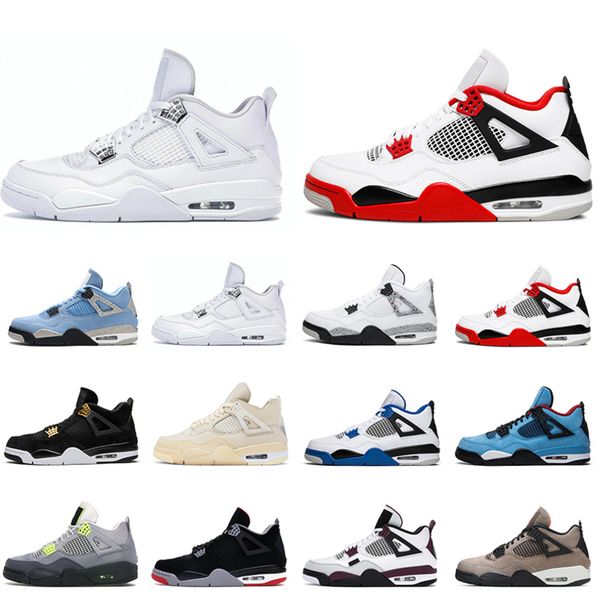mens basketball shoe 4s university blue taupe haze white cement sail back cat fire red women sneaker outdoor sports sneakers size 7-12
mens basketball shoe 4s university blue taupe haze white cement sail back cat fire red women sneaker outdoor sports sneakers size 7-12