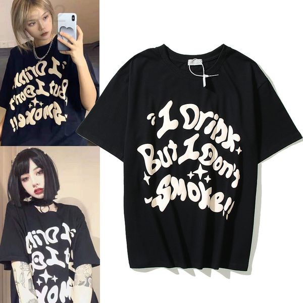 men's t-shirts designer 2022 spring and summer american fashion br high street funny letter foam printing men's women's same, White;black
men's t-shirts designer 2022 spring and summer american fashion br high street funny letter foam printing men's women's same, White;black