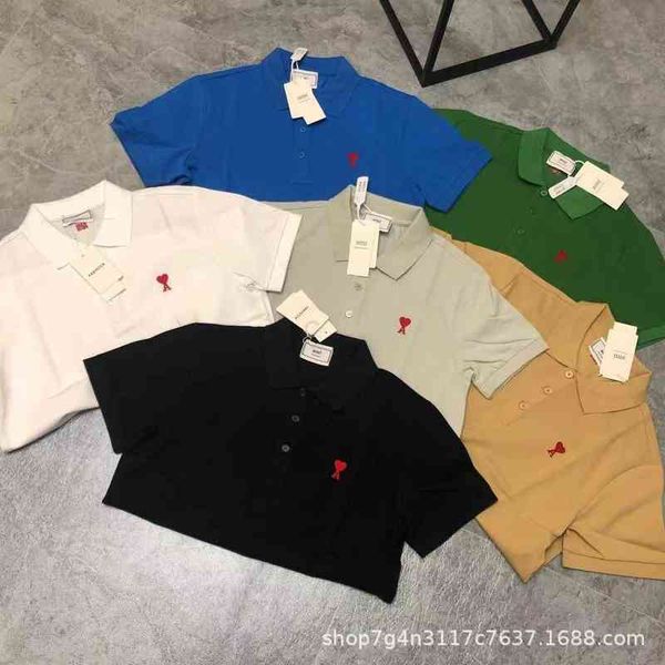 short fashion designershirt sleeve brand business casual summer solid color half sleeve lapel t-shirt, White;black
short fashion designershirt sleeve brand business casual summer solid color half sleeve lapel t-shirt, White;black