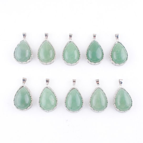 natural stone aventurine water drop pendants charms fit necklaces women man jewelry wholesale assorted dn3717, Silver
natural stone aventurine water drop pendants charms fit necklaces women man jewelry wholesale assorted dn3717, Silver