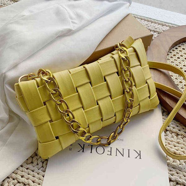 designer casual leather summer new fashion woven bag shoulder bags for women 2022 solid color chain lady crossbody handle purses g220517
designer casual leather summer new fashion woven bag shoulder bags for women 2022 solid color chain lady crossbody handle purses g220517
