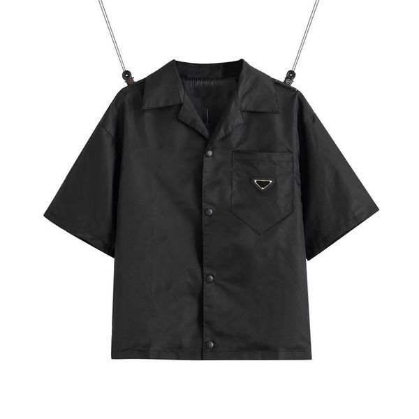 2021 united states european womens mens shirt casual brand short blouses classic inverted triangle loose imported high-quality nyl212x, White;black
2021 united states european womens mens shirt casual brand short blouses classic inverted triangle loose imported high-quality nyl212x, White;black