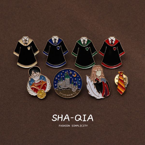 magic school student witch wizard enamel pin gold medal bachelor's uniform japanese cute badge for graduation season gifts, Blue
magic school student witch wizard enamel pin gold medal bachelor's uniform japanese cute badge for graduation season gifts, Blue