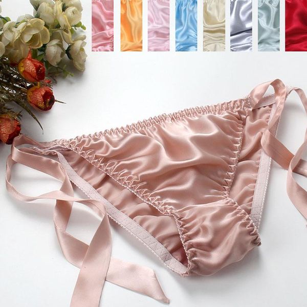 women's panties pure silk solid women mulberry bikini thongs adjustable lacing plus size briefs, Black;pink
women's panties pure silk solid women mulberry bikini thongs adjustable lacing plus size briefs, Black;pink