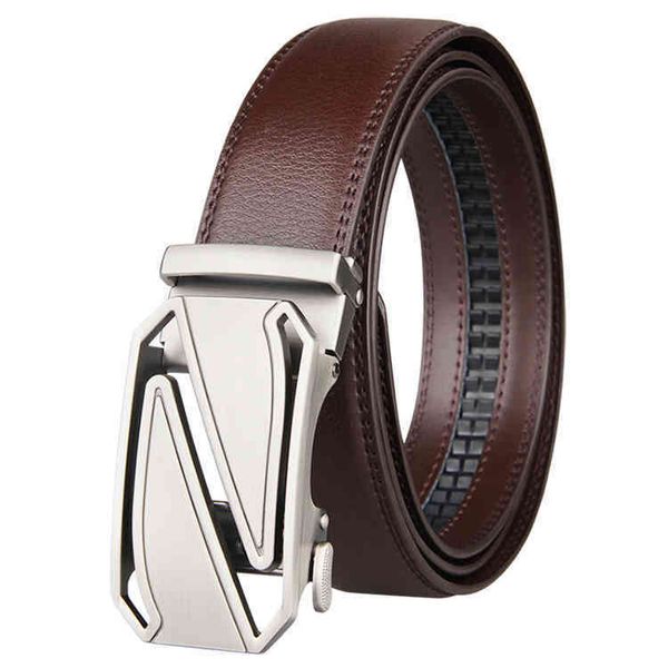 letter style automatic buckle genuine leather fashion men belt, Black;brown 
letter style automatic buckle genuine leather fashion men belt, Black;brown