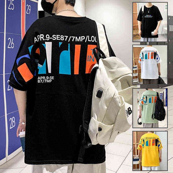 designer men's t-shirt short sleeved men's cotton summer large size t-shirt casual bottomed loose fashion youth advertising shirt, White;black
designer men's t-shirt short sleeved men's cotton summer large size t-shirt casual bottomed loose fashion youth advertising shirt, White;black