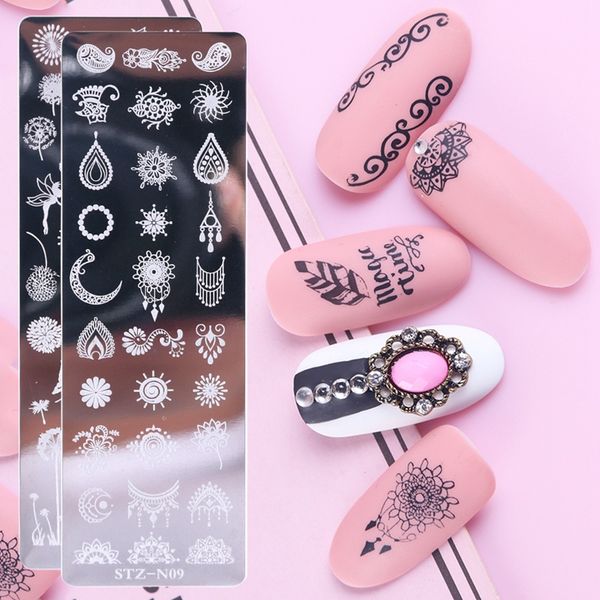 snowflake winter nail stamping plate templates jewelry butterfly geometric design polish stencil nail art template mold 132, White
snowflake winter nail stamping plate templates jewelry butterfly geometric design polish stencil nail art template mold 132, White