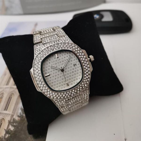 in stock luxury iced out designer watch gold diamond watch for men women square quartz waterproof wristwatch relogio masculino242u, Slivery;brown
in stock luxury iced out designer watch gold diamond watch for men women square quartz waterproof wristwatch relogio masculino242u, Slivery;brown