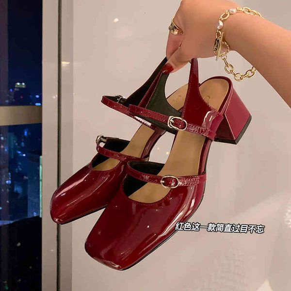 sandals spring and summer baotou sandals women's back empty french square head mary jane shoes cowhide high heels xm8h, Black
sandals spring and summer baotou sandals women's back empty french square head mary jane shoes cowhide high heels xm8h, Black