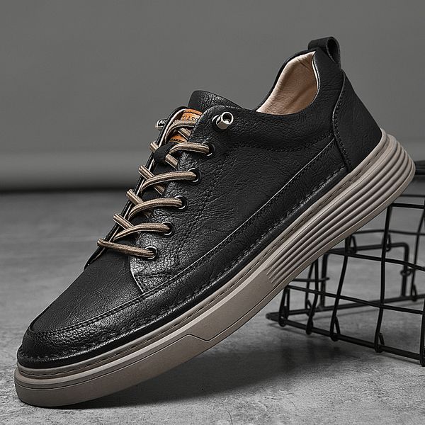 men casual shoes fashion trend sneakers lace-up outdoor runing shoes men flats classic british style sneakers shoes retro flats, Black
men casual shoes fashion trend sneakers lace-up outdoor runing shoes men flats classic british style sneakers shoes retro flats, Black