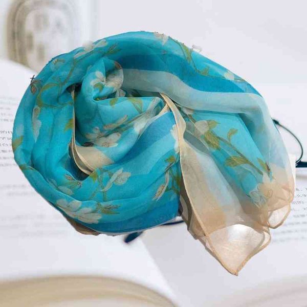 designer silk head scarf four seasons new thin womens tourism beach sunscreen fashion mulberry silk high-grade mothers scarf woman mens, Blue;gray
designer silk head scarf four seasons new thin womens tourism beach sunscreen fashion mulberry silk high-grade mothers scarf woman mens, Blue;gray