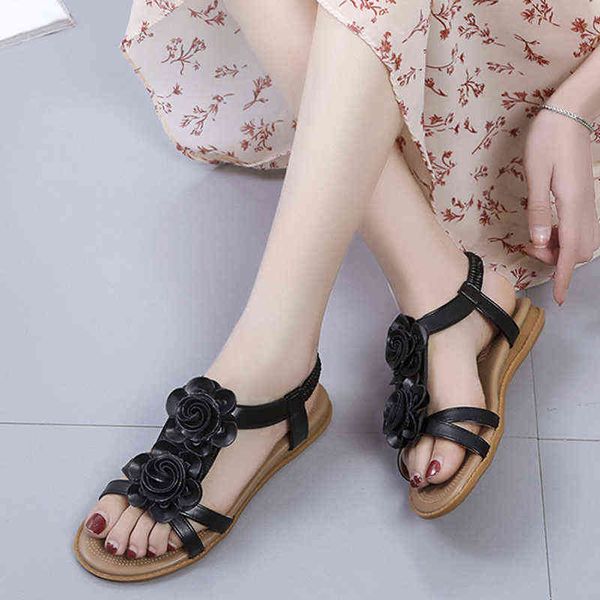 sandals rimocy bohemian flower wedges women 2022 summer open toe beach shoes woman ankle strap soft bottom mujer 220419, Black
sandals rimocy bohemian flower wedges women 2022 summer open toe beach shoes woman ankle strap soft bottom mujer 220419, Black