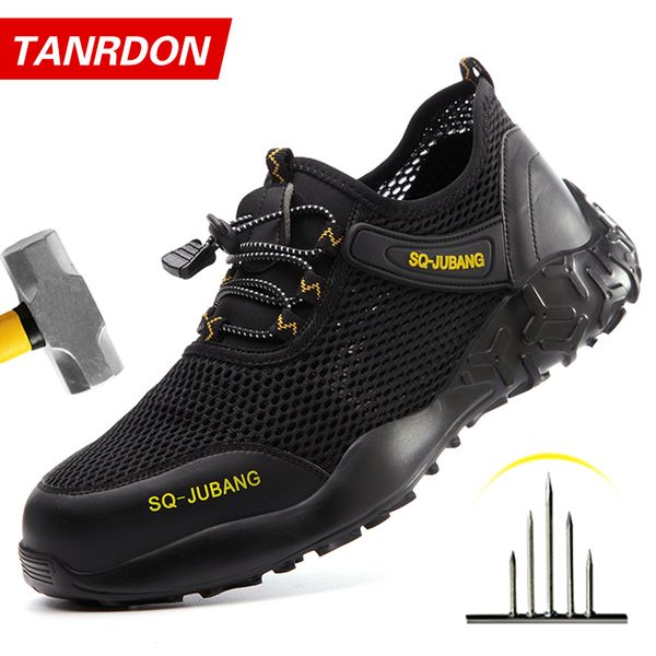 summer indestructible work shoes with men steel toe cap safety boots puncture-proof work sneakers breathable causal safety shoes 220507, Black;brown
summer indestructible work shoes with men steel toe cap safety boots puncture-proof work sneakers breathable causal safety shoes 220507, Black;brown