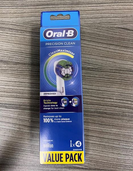oral-b eb20rb-4 value pack precision clean replacement toothbrush heads for automatic electric toothbrush deep cleaning 4head/set
oral-b eb20rb-4 value pack precision clean replacement toothbrush heads for automatic electric toothbrush deep cleaning 4head/set