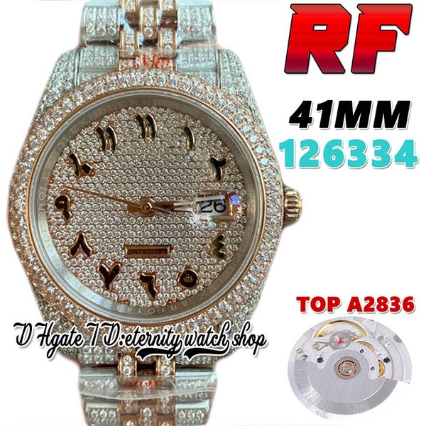 rrf v4 latest ew126334 a2824 automatic mens watch jh126331 bl116244 diamond inlay arabic dial 41mm 904l steel iced out diamond two tone brac, Slivery;brown
rrf v4 latest ew126334 a2824 automatic mens watch jh126331 bl116244 diamond inlay arabic dial 41mm 904l steel iced out diamond two tone brac, Slivery;brown