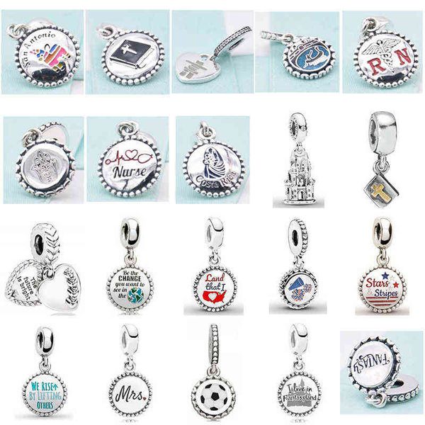 2019 new 100% sterling silver cute football dangle charm charming dreamy castle dreamland nurse rescue pray for peace fit jewelr aa220315, Black
2019 new 100% sterling silver cute football dangle charm charming dreamy castle dreamland nurse rescue pray for peace fit jewelr aa220315, Black