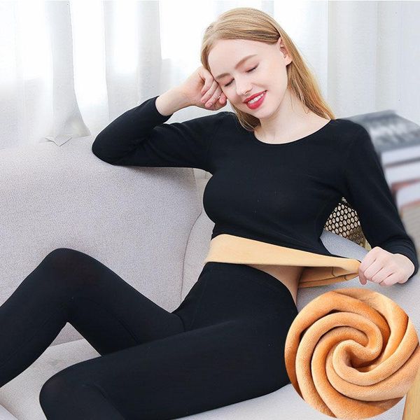 thermal underwear womens fleece thickening suit winter season ladies student, Black;pink
thermal underwear womens fleece thickening suit winter season ladies student, Black;pink