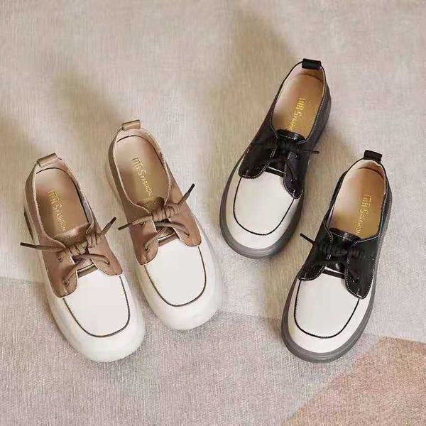 2022 elling spring and summer first layer cowhide women's walking single shoes small white soft bottom pea casual flat hiking sneakers, Black
2022 elling spring and summer first layer cowhide women's walking single shoes small white soft bottom pea casual flat hiking sneakers, Black