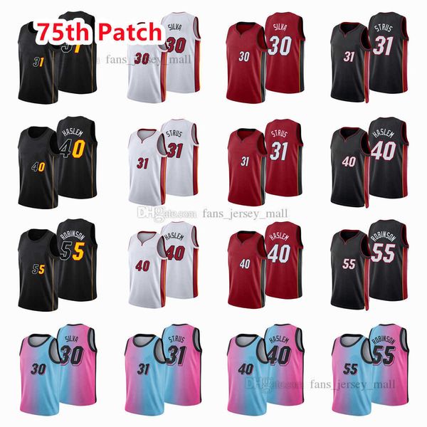 printed 75th patch city basketball jerseys duncan 55 robinson udonis 40 haslem max 31 strus chris 30 silva jersey color white red black cust, Black;red
printed 75th patch city basketball jerseys duncan 55 robinson udonis 40 haslem max 31 strus chris 30 silva jersey color white red black cust, Black;red