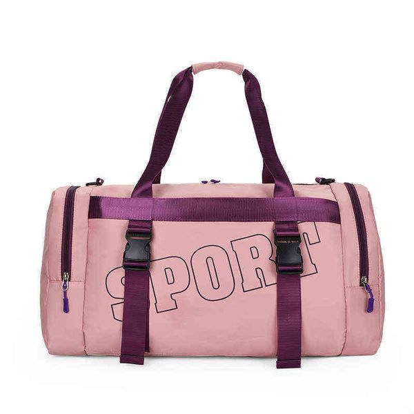 fashion trend men's and women's sports bag large capacity dry wet separation travel bags 220608
fashion trend men's and women's sports bag large capacity dry wet separation travel bags 220608