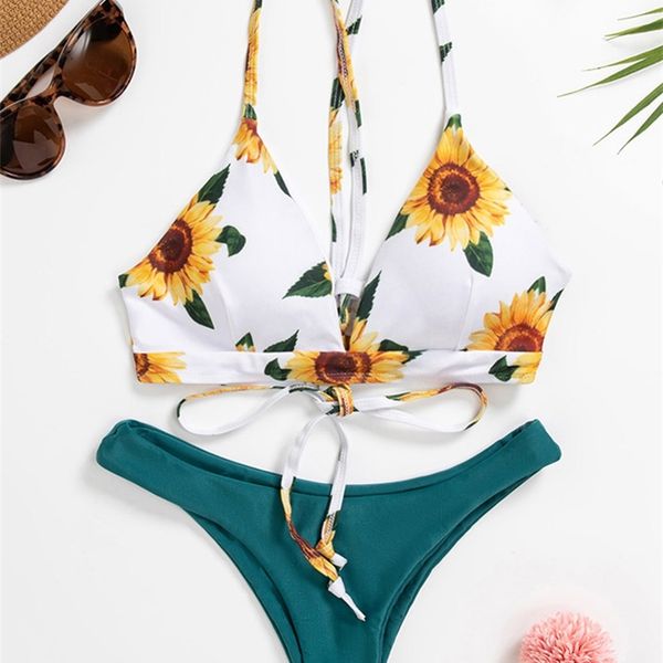 sunflower printed bikini set swimwear women mujer push up padded biquini bathers bandage bathing suit swimsuit bikini 220624, White;black
sunflower printed bikini set swimwear women mujer push up padded biquini bathers bandage bathing suit swimsuit bikini 220624, White;black