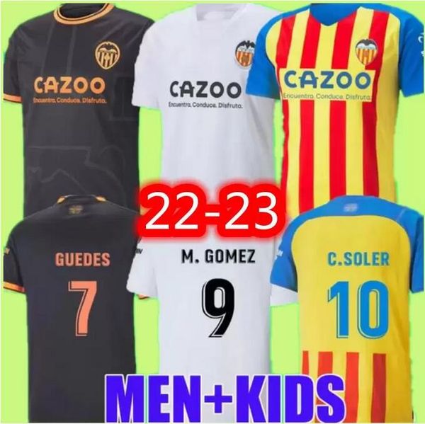 22 23 valencia soccer jerseys guedes gameiro camisetas de futbol rodrigo gaya m.gomez men kids kit football shirts 2022 2023 rivero c.soler, Black;yellow
22 23 valencia soccer jerseys guedes gameiro camisetas de futbol rodrigo gaya m.gomez men kids kit football shirts 2022 2023 rivero c.soler, Black;yellow