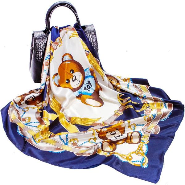 bear printed scarf women spring imitation satin square turban shawl wholesale, Blue;gray
bear printed scarf women spring imitation satin square turban shawl wholesale, Blue;gray