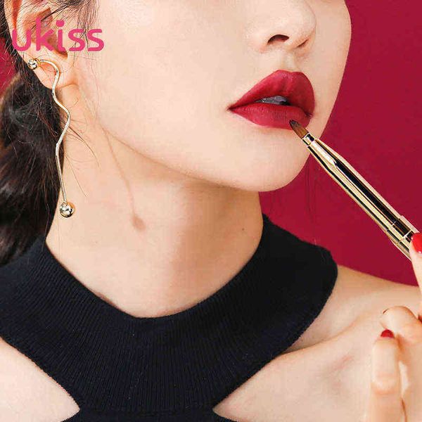 ukiss pincel de lábio feminino escova batom portátil cabeça dupla retrátil com capa 0308
ukiss pincel de lábio feminino escova batom portátil cabeça dupla retrátil com capa 0308