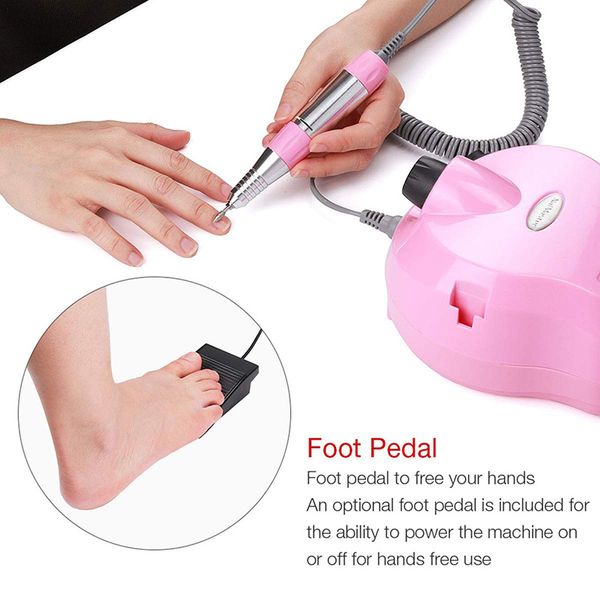 35000rpm electric nail drill set pedicure manicure drill file kit machine with sanding bands accessory finger nail tools salon perfections
35000rpm electric nail drill set pedicure manicure drill file kit machine with sanding bands accessory finger nail tools salon perfections