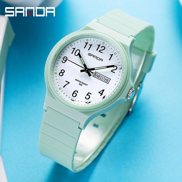 sanda brand women quartz watches minimalism style ladies quartz wristwatch fashion black white waterproof watch clock reloj 220409, Slivery;golden
sanda brand women quartz watches minimalism style ladies quartz wristwatch fashion black white waterproof watch clock reloj 220409, Slivery;golden