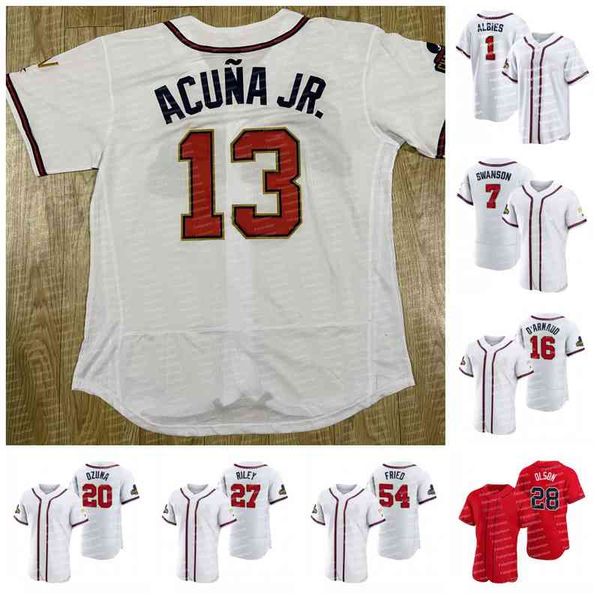 28 matt olson brave jersey marcell ozuna austin riley ozzie albies adam duvall dansby swanson ronald acuna jr. eddie rosario charlie morton, Black
28 matt olson brave jersey marcell ozuna austin riley ozzie albies adam duvall dansby swanson ronald acuna jr. eddie rosario charlie morton, Black