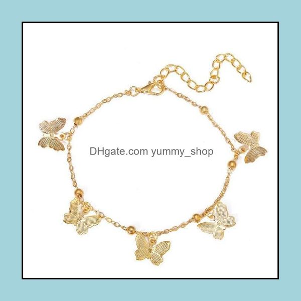 anklets jewelry temperament hollow butterfly fashion foot chain gold sier beach anklet for women drop delivery 2021 qw8dj, Red;blue
anklets jewelry temperament hollow butterfly fashion foot chain gold sier beach anklet for women drop delivery 2021 qw8dj, Red;blue